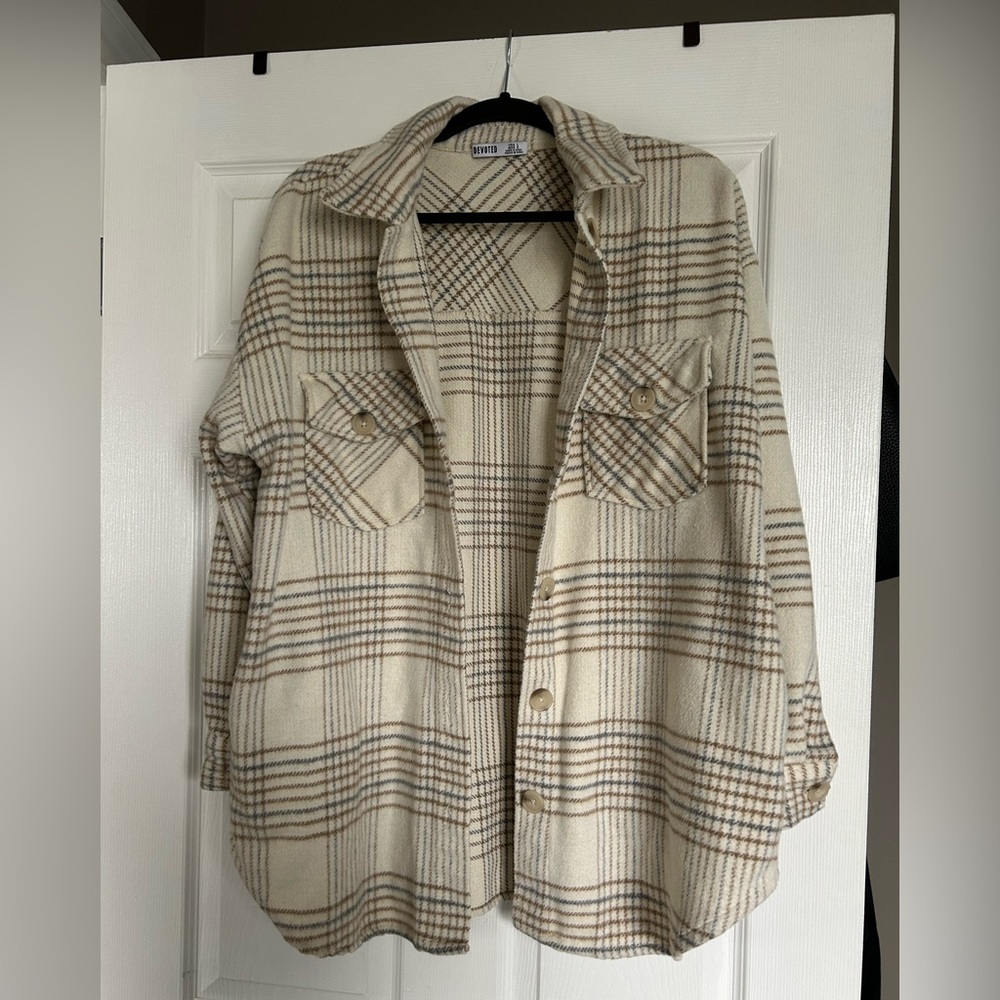 SOLD Plaid Shacket